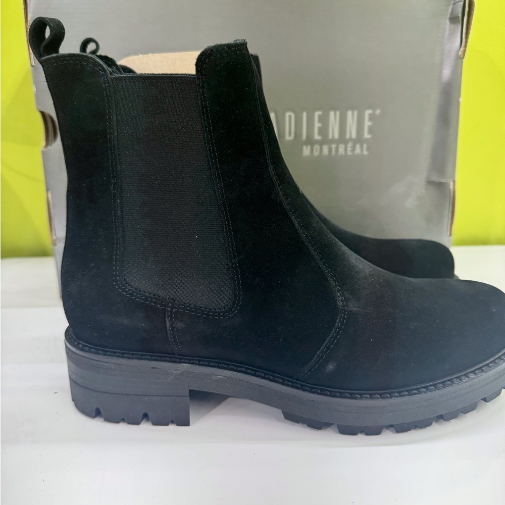 Adrienne Black Ankle Booties